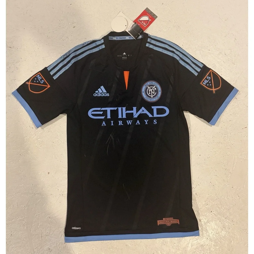 Adidas New York City FC 2015 Inaugural Mens S Away Jersey NYCFC Signed Autograph